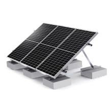 Sunpal Solar Pole -Halterung Struktur für flache Dach -PV -Aluminiumklemmezubehör